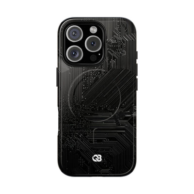 Obsidian Circuitry · Tough 2.0 Magnetic Phone Case for iPhone · Black