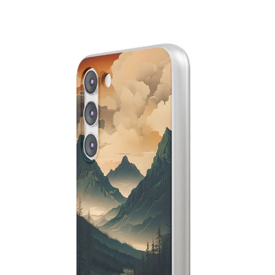 Summit River Dusk · Soft Phone Case for Samsung