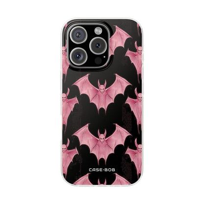 Pink Batwave iPhone 16 Pro Case - Soft