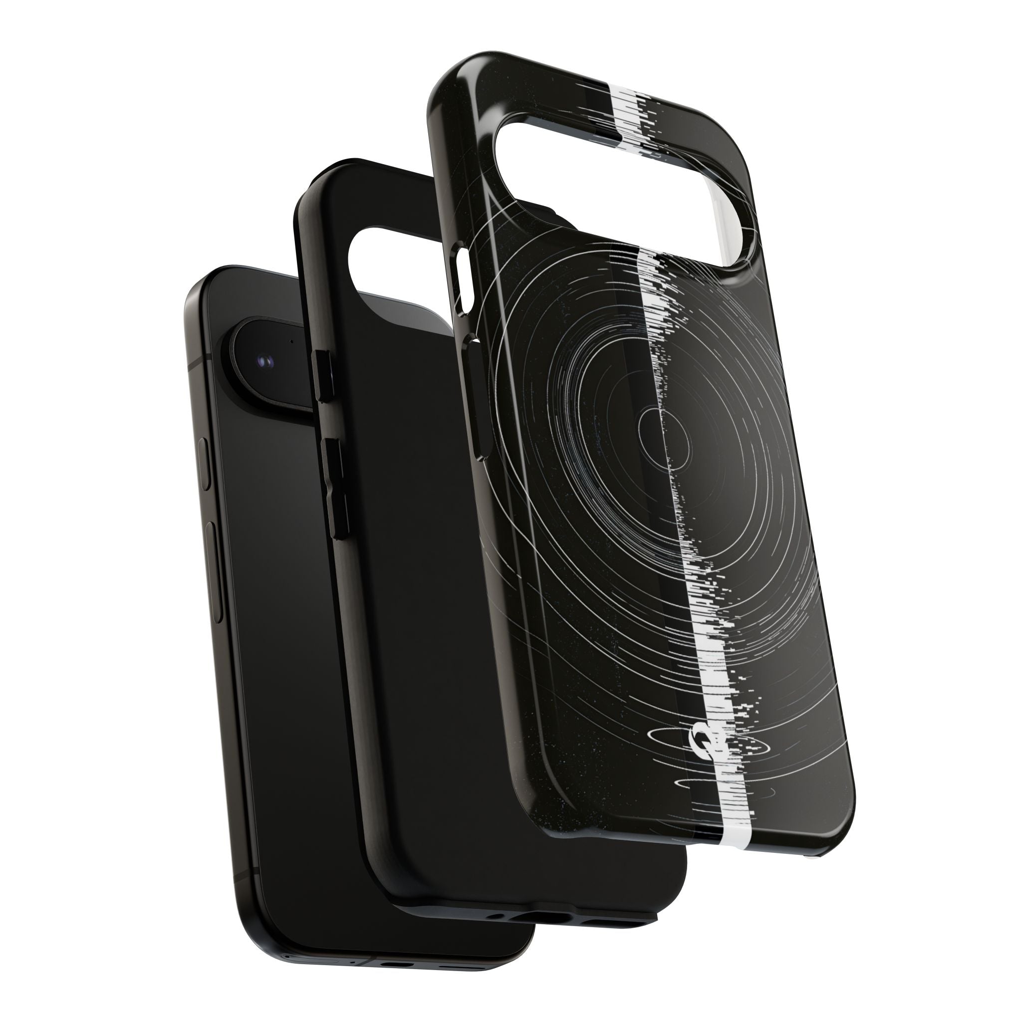 Black Tough Phone Case for Google Pixel - Obsidian Orbital Signal