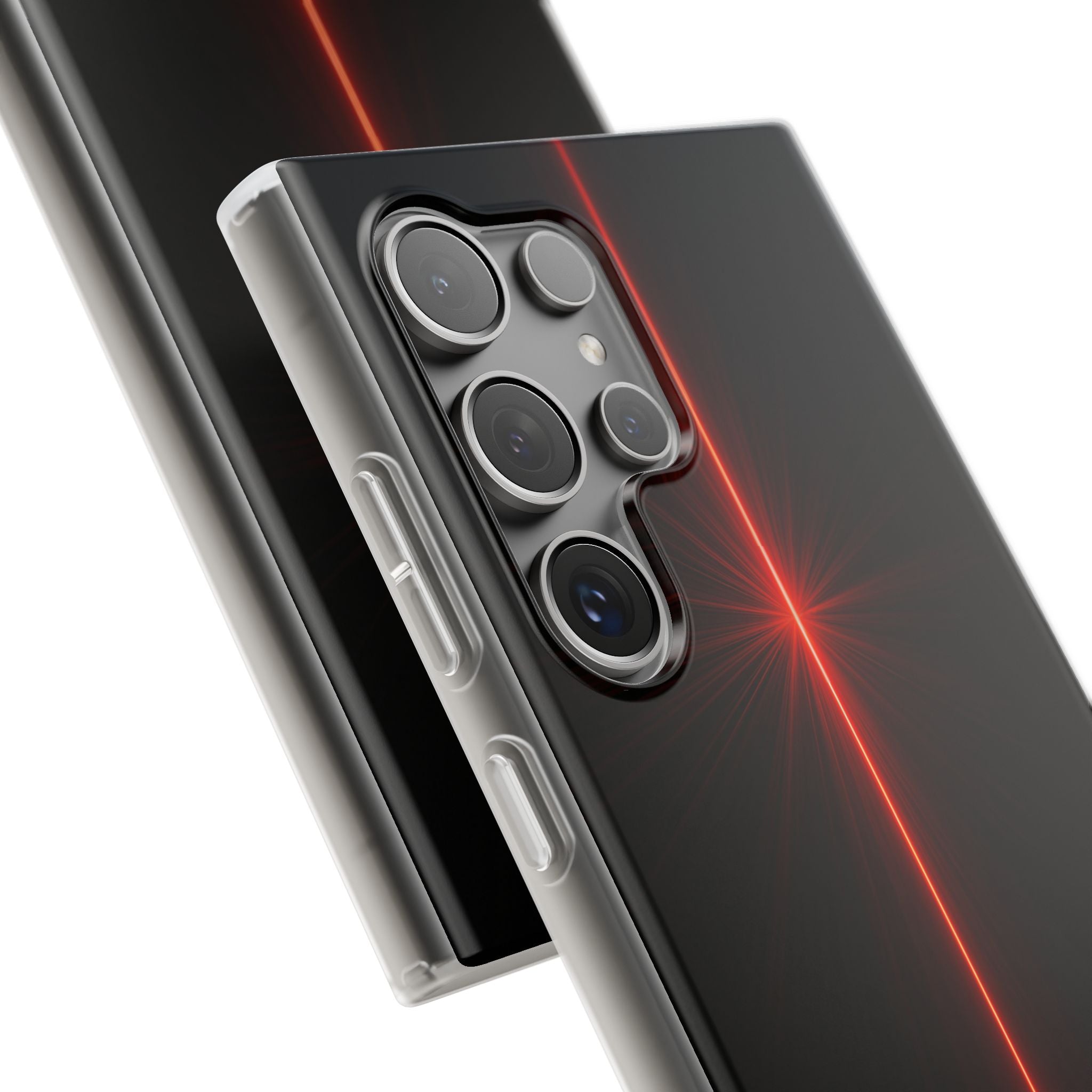 Red Lite Phone Case for Samsung - Crimson Flare Vector