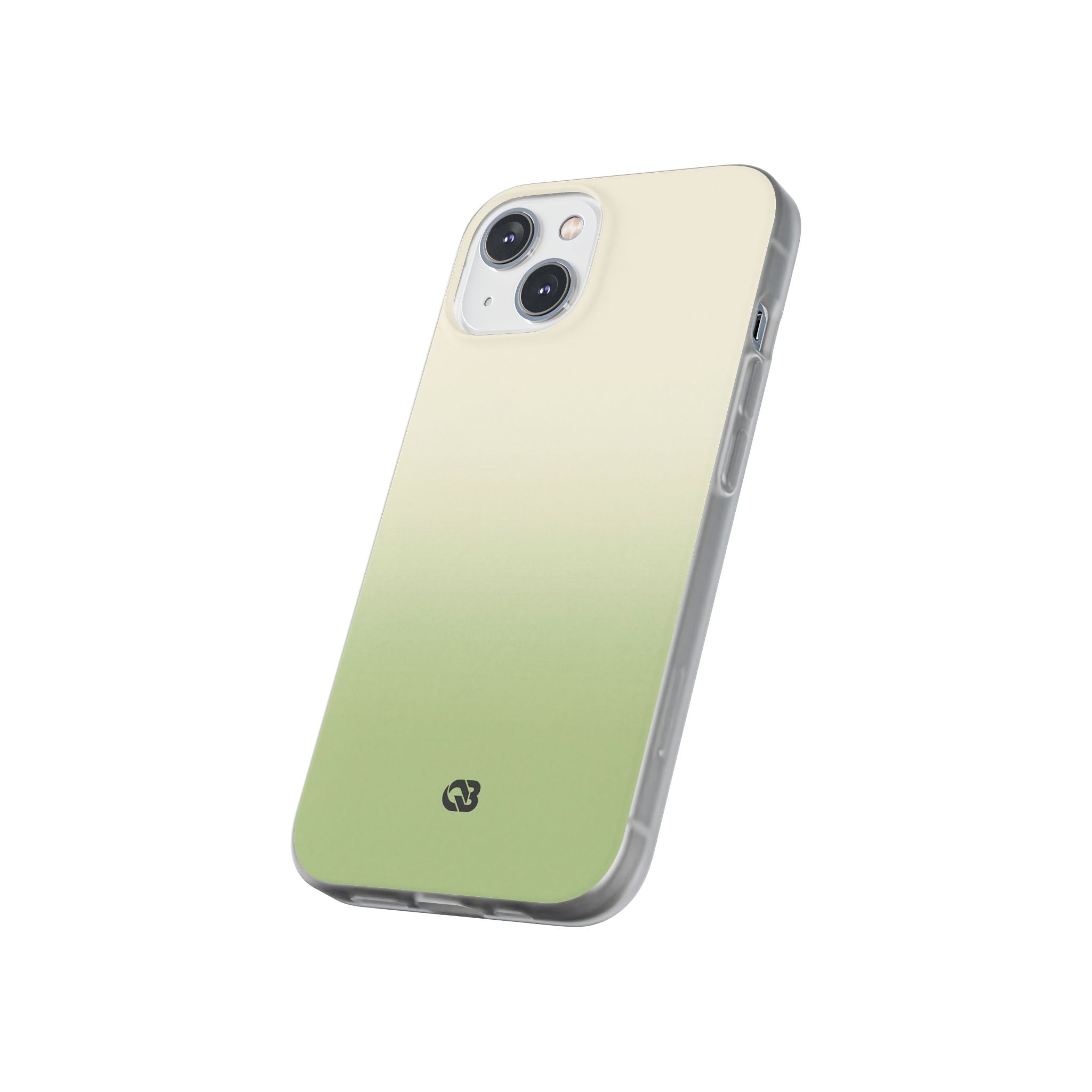 Green Lite Phone Case for iPhone - Bone Sage Fade