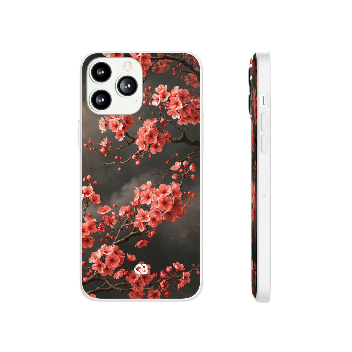 Dark Sakura Nocturne · Lite Phone Case for iPhone ·  Black