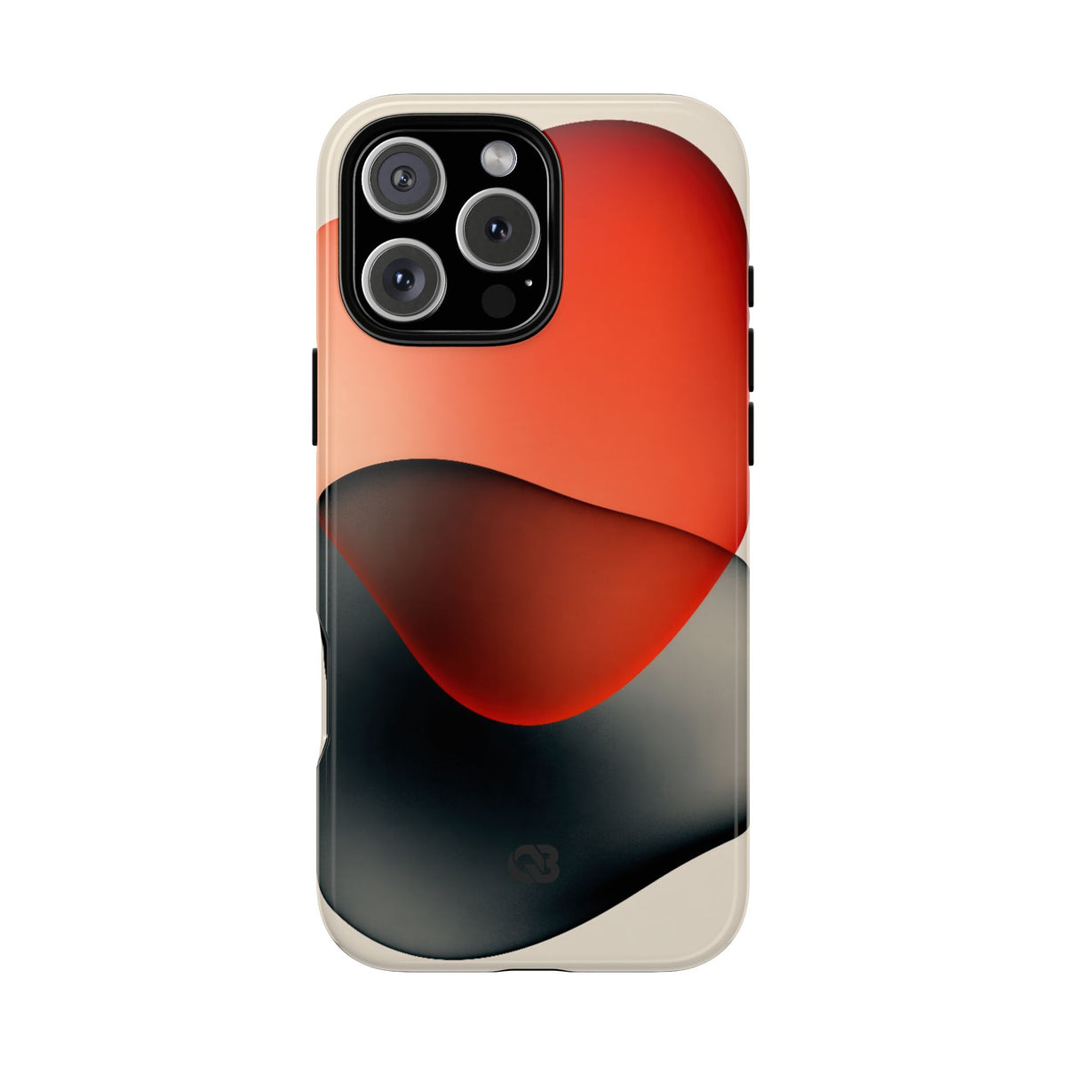 Translucent Crimson Form · Tough Phone Case for iPhone · Red