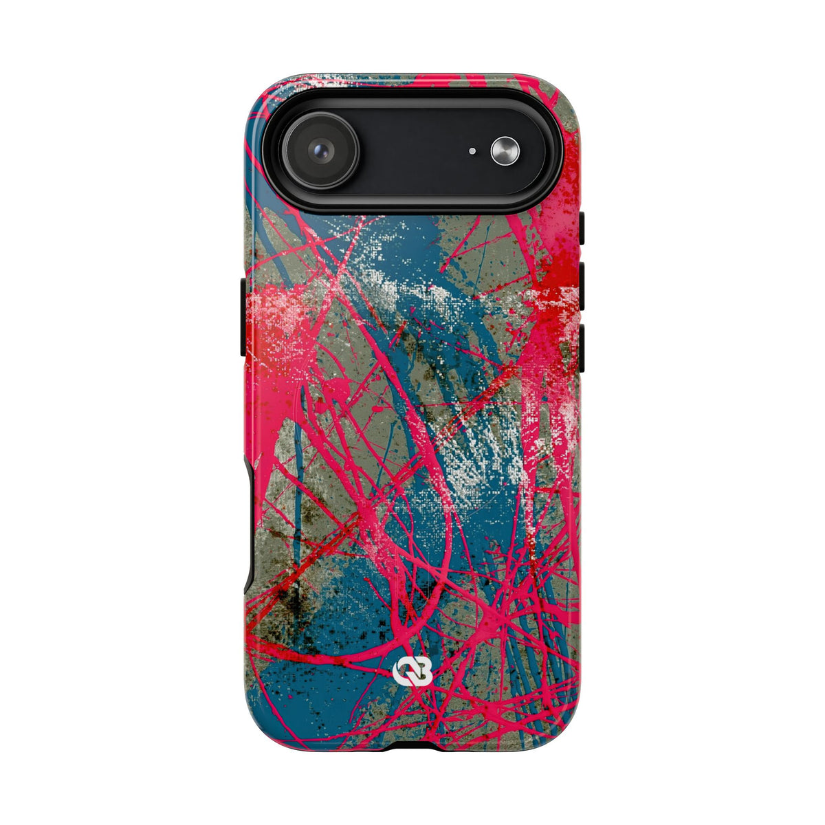 Neon Static Drip · Tough 2.0 Magnetic Phone Case for iPhone · Pink