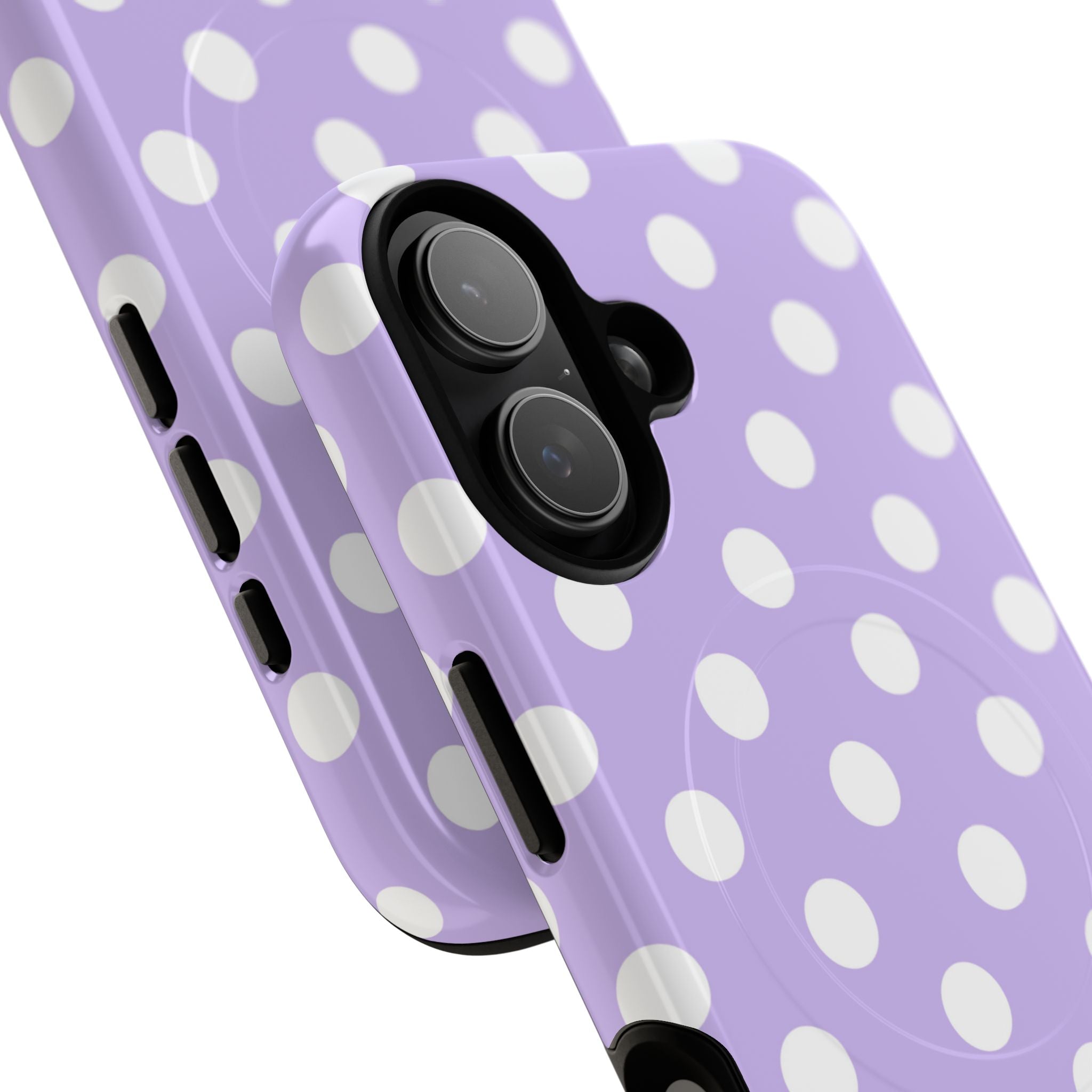 Lavender Polka Grid · Tough+ Phone Case for iPhone · Magsafe