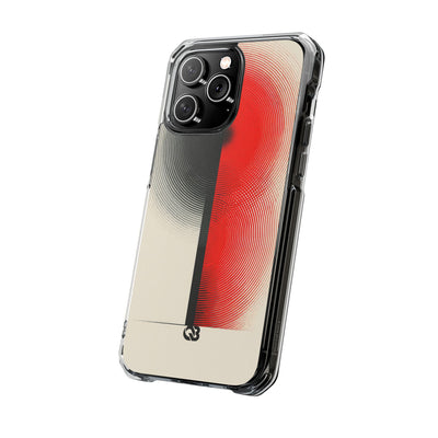 Red Impact MagSafe Phone Case for iPhone - Split Signal Red