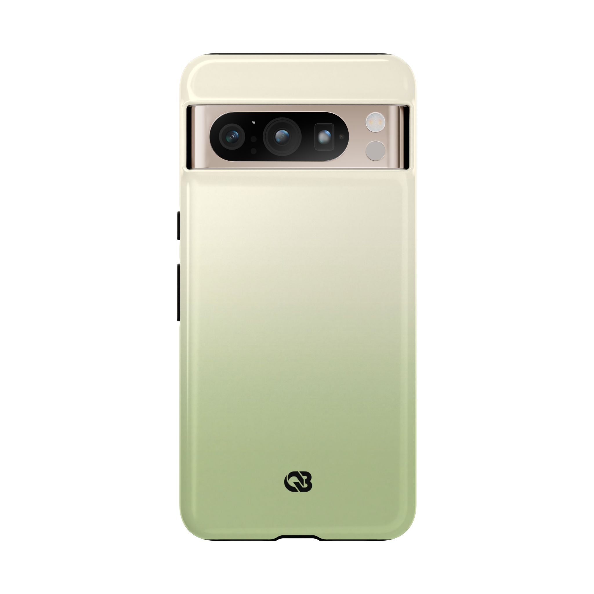 Green Tough Phone Case for Google Pixel - Bone Sage Fade