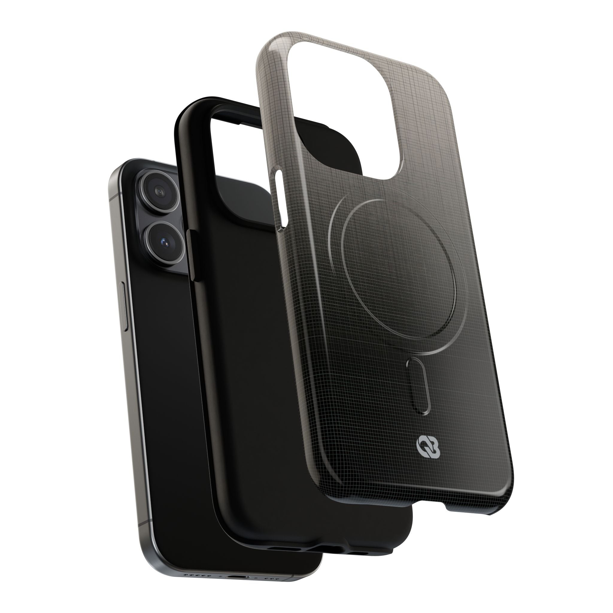 Grey Tough 2.0 Magsafe Phone Case for iPhone - Faded Sand Mesh