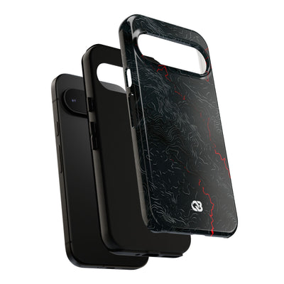 Crimson Rift · Tough Phone Case for Pixel ·  Black