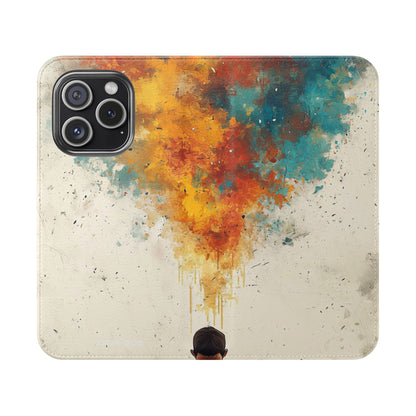Meditative Ember - iPhone 15 Pro Case - Wallet