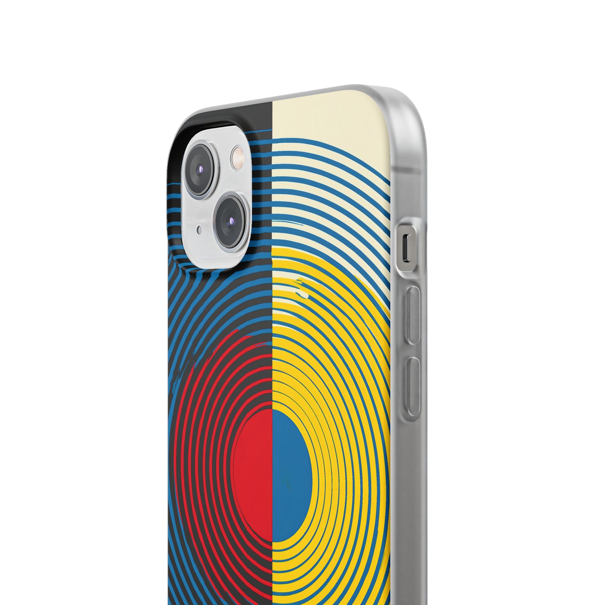 Blue Lite Phone Case for iPhone - Primary Circuit Orbit