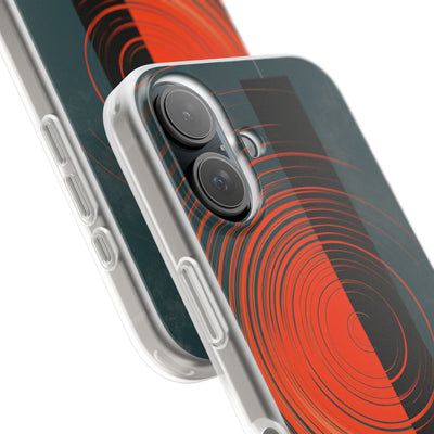 Teal Lite Phone Case for iPhone - Burnt Slate Radial