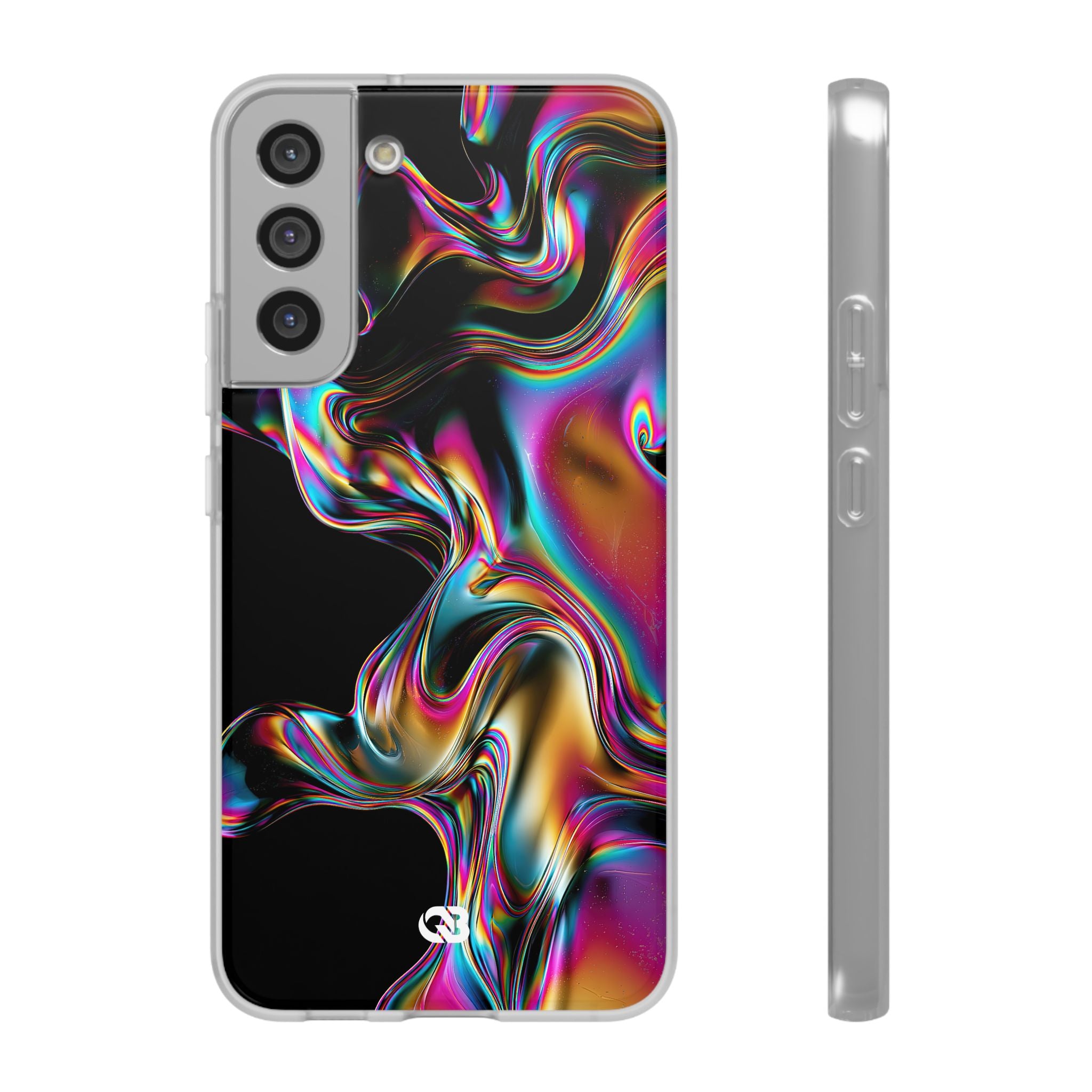 Purple Lite Phone Case for Samsung - Liquid Neon Chrome