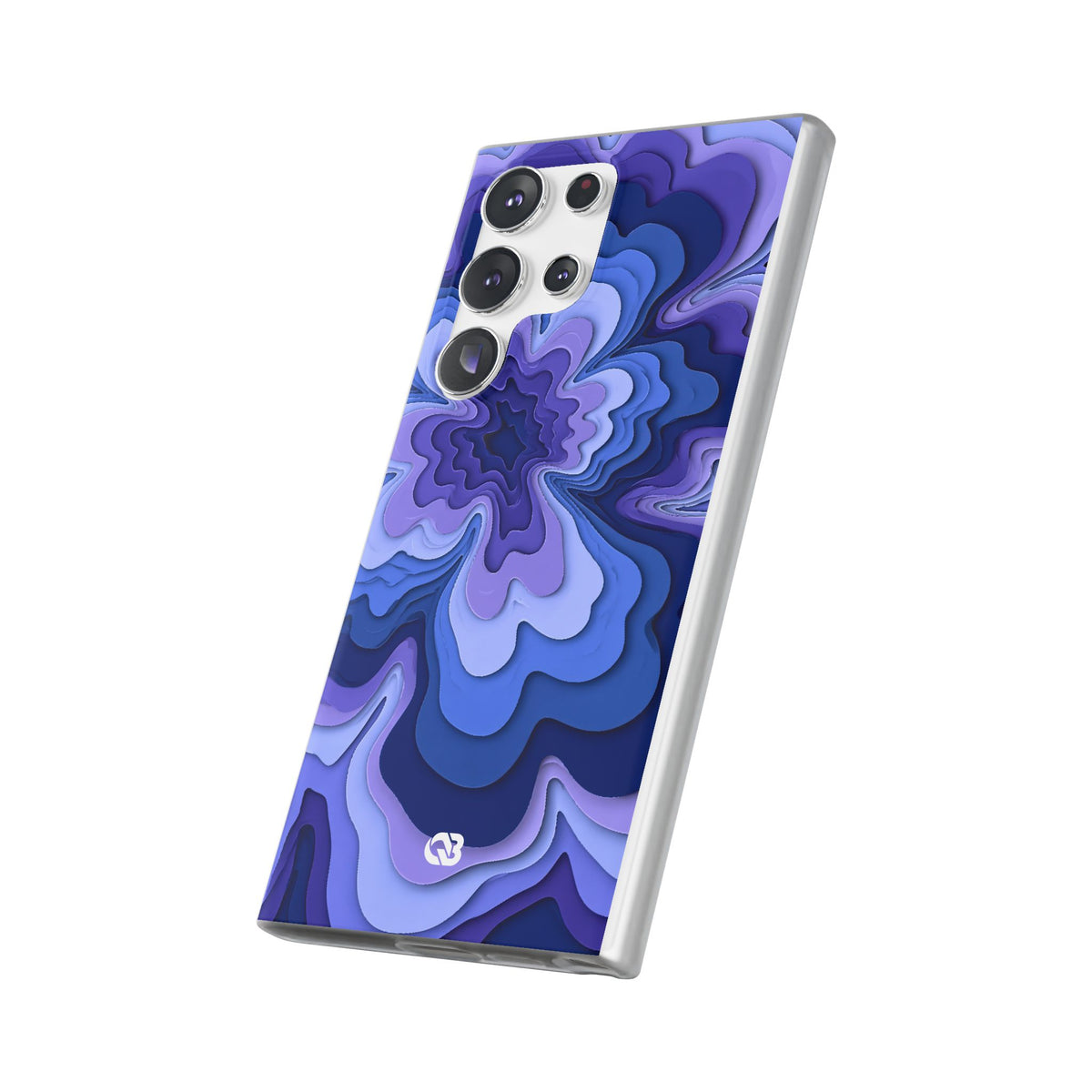 Periwinkle Strata Bloom · Lite Phone Case for Samsung · Purple