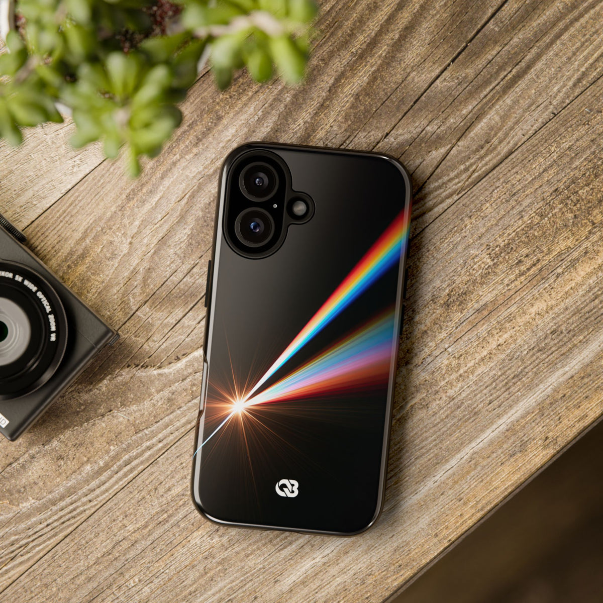 Spectral Refraction · Tough Phone Case for iPhone · Black