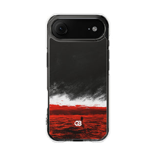 Crimson Horizon · Impact Magnetic Phone Case for iPhone ·  Black