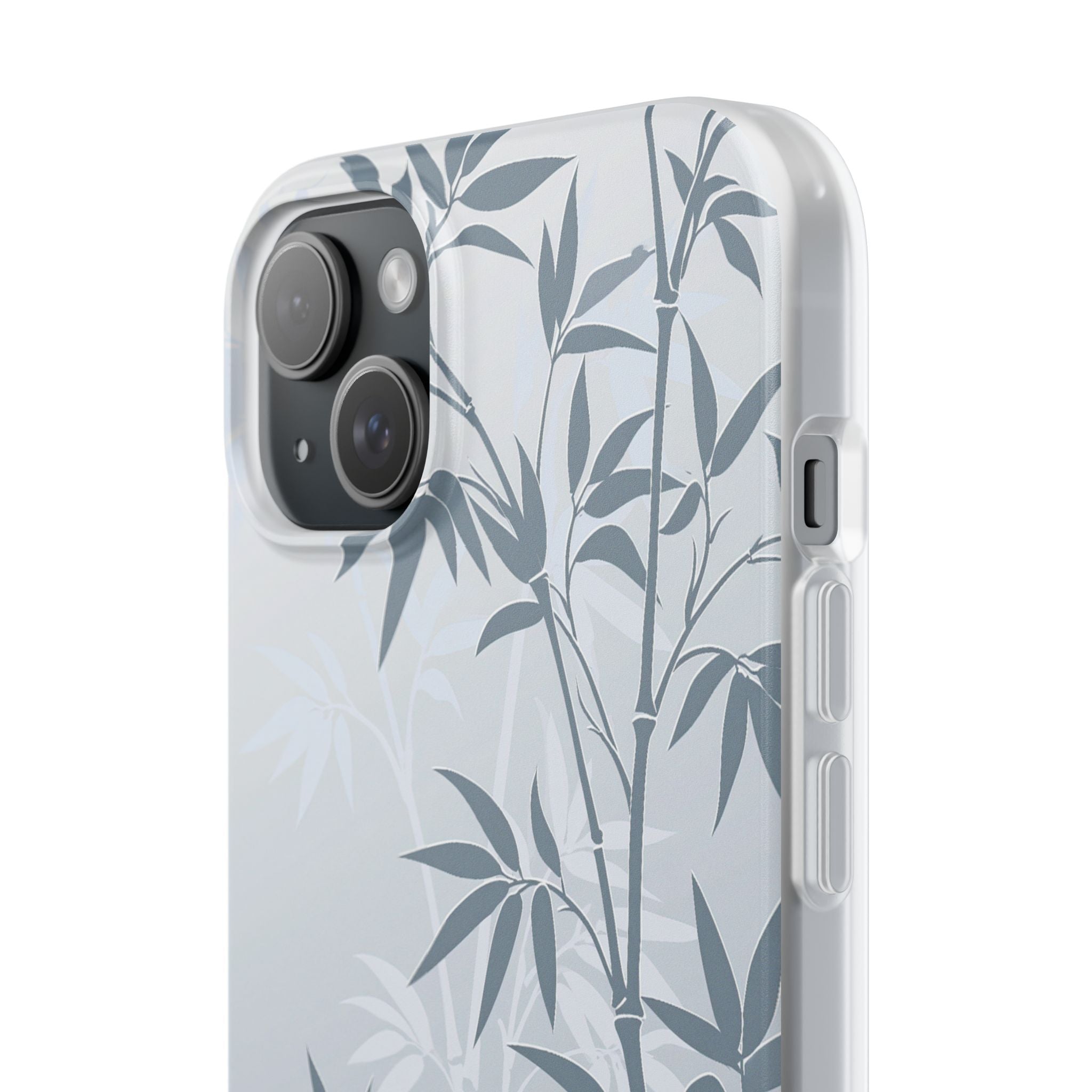 Blue Lite Phone Case for iPhone - Slate Bamboo Shadow