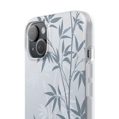 Blue Lite Phone Case for iPhone - Slate Bamboo Shadow