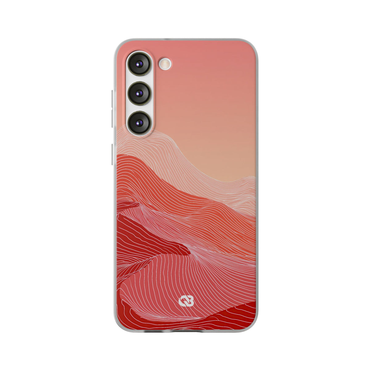 Coral Ridge Contours · Lite Phone Case for Samsung · Red