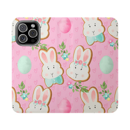 Blushing Bunny Bloom - iPhone 16 Max Case - Wallet