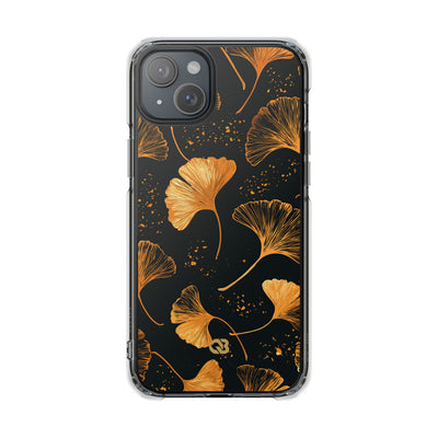Gilded Ginkgo · Clear Impact Magnetic Phone Case for iPhone · Gold