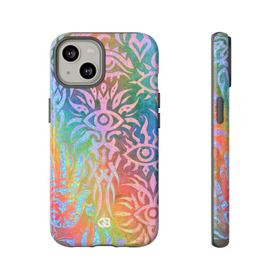 Chromatic Mystic Sigil · Tough Phone Case for iPhone · Blue