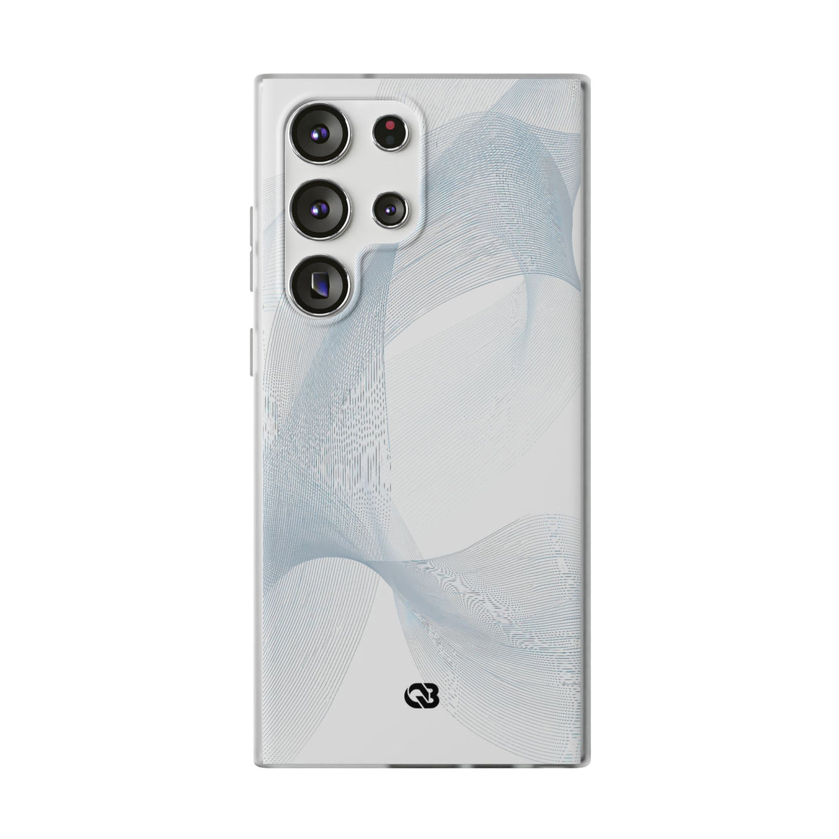 Glacial Contour Waves · Lite Phone Case for Samsung · White