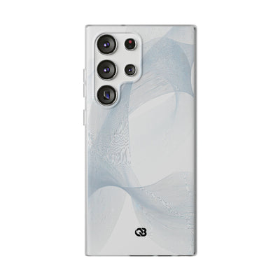 Glacial Contour Waves · Lite Phone Case for Samsung · White