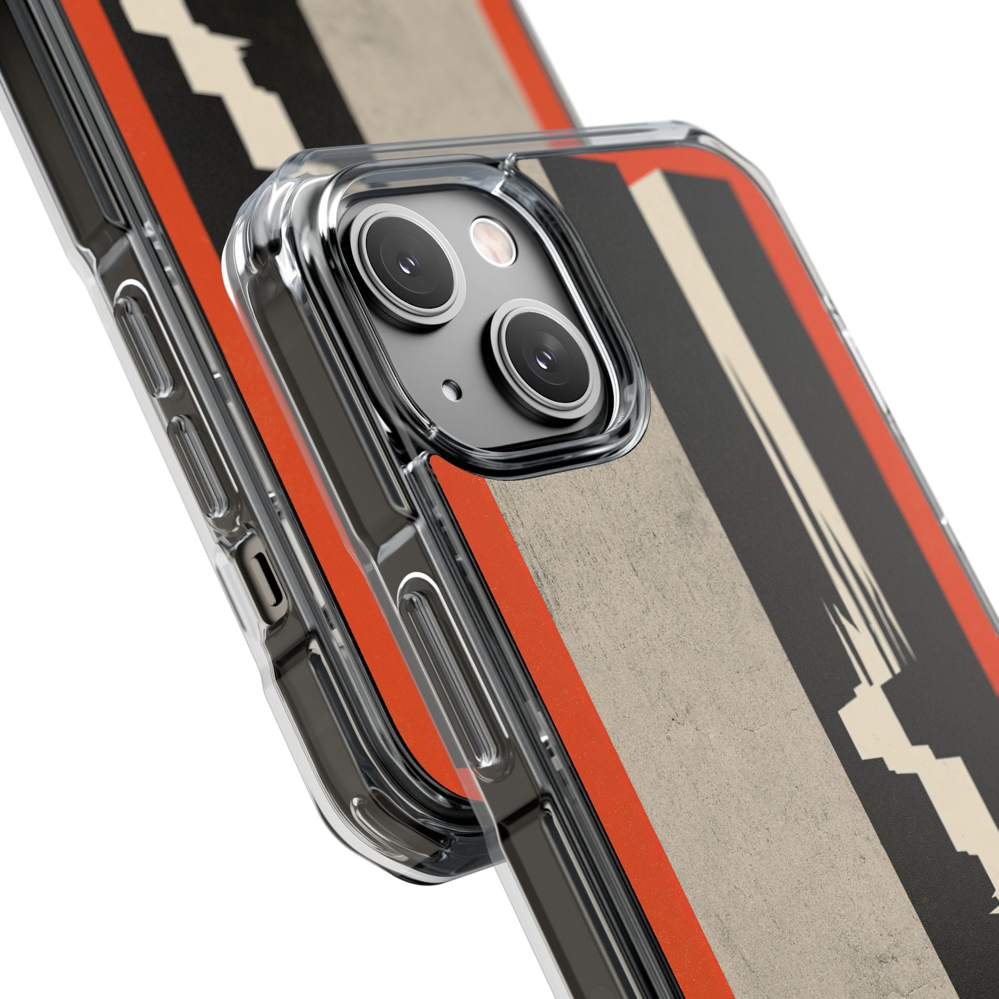 Orange Impact MagSafe Phone Case for iPhone - Orange Monolith Rift