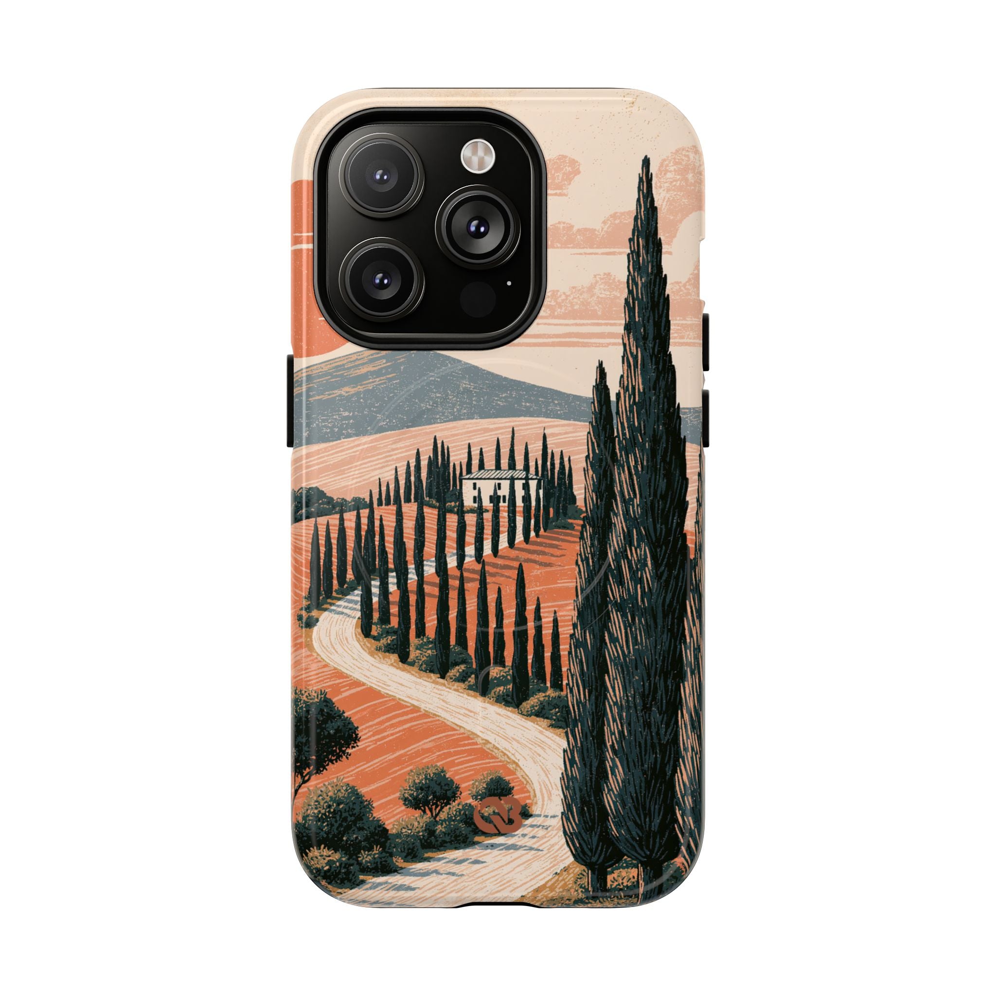 Orange Tough 2.0 Magsafe Phone Case for iPhone - Terracotta Ridge Trail