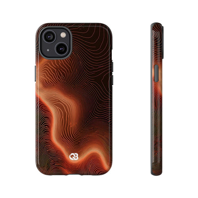 Caldera Ridge · Tough Phone Case for iPhone · Orange