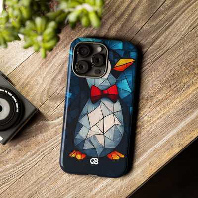 Mosaic Bowtie Penguin · Tough Phone Case for iPhone