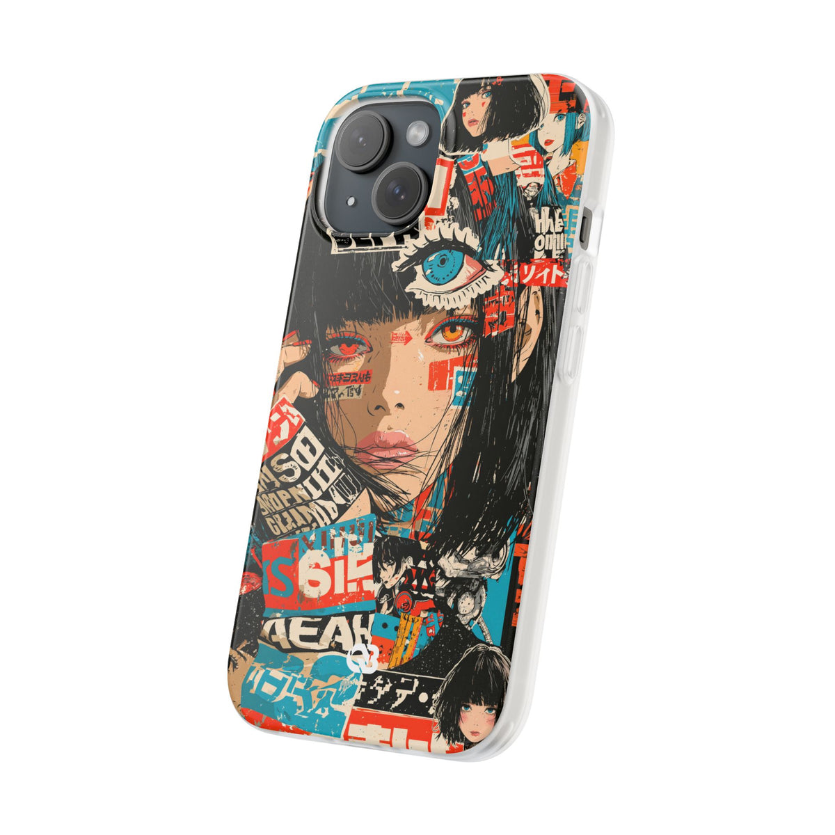 Shibuya Street Collage · Lite Phone Case for iPhone ·  Red