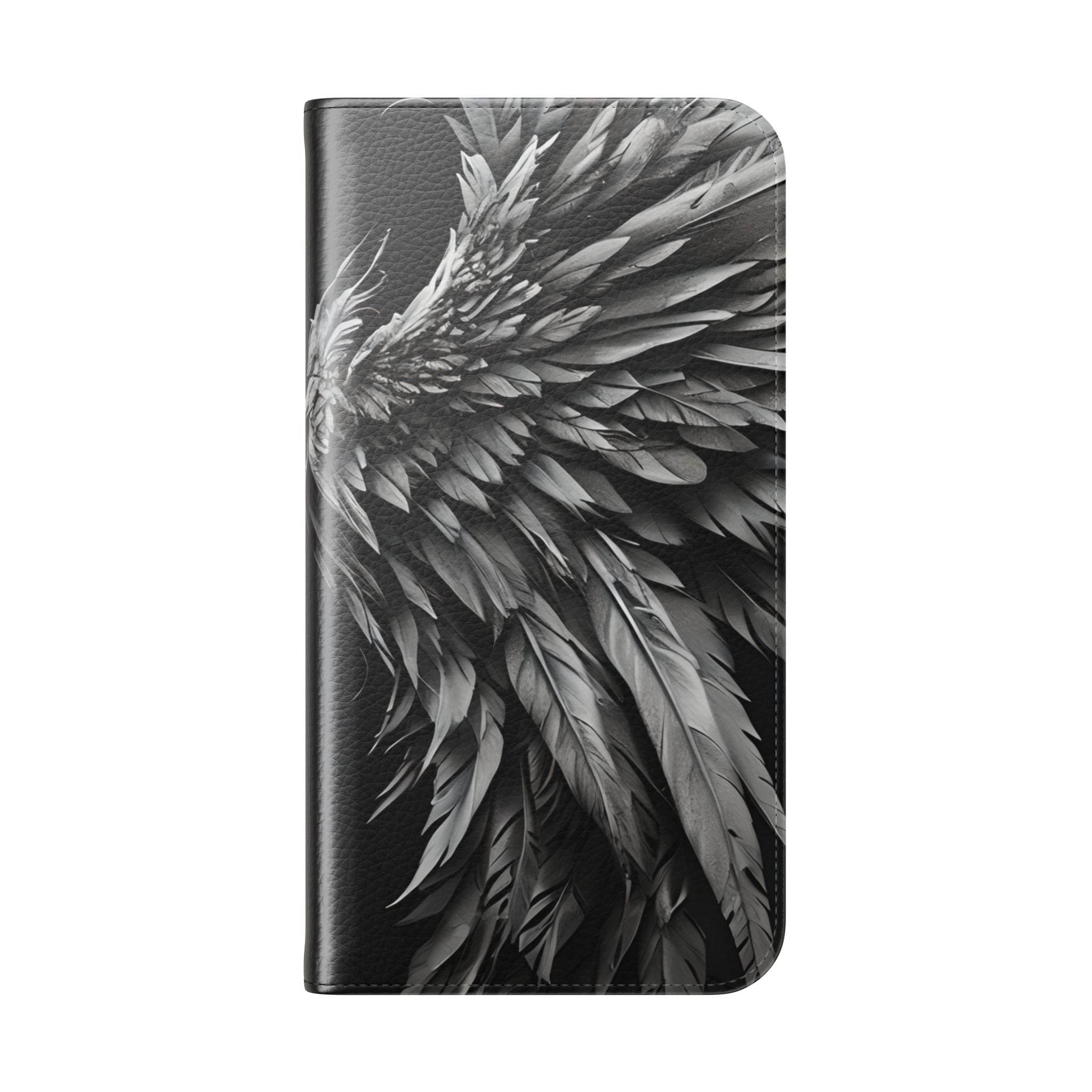 Crimson Silver Wings - iPhone 16 Plus Case - Wallet