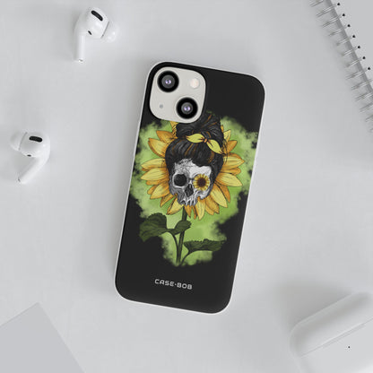 Solhovedskalle iPhone 13 mini Cover - Blød