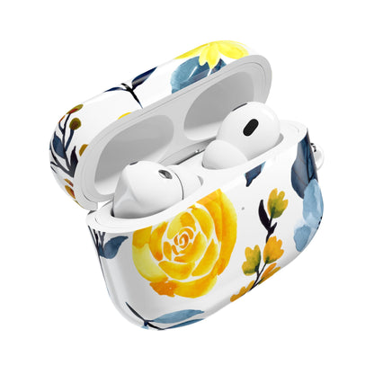 Yellow Blue Blossoms - AirPods Cover