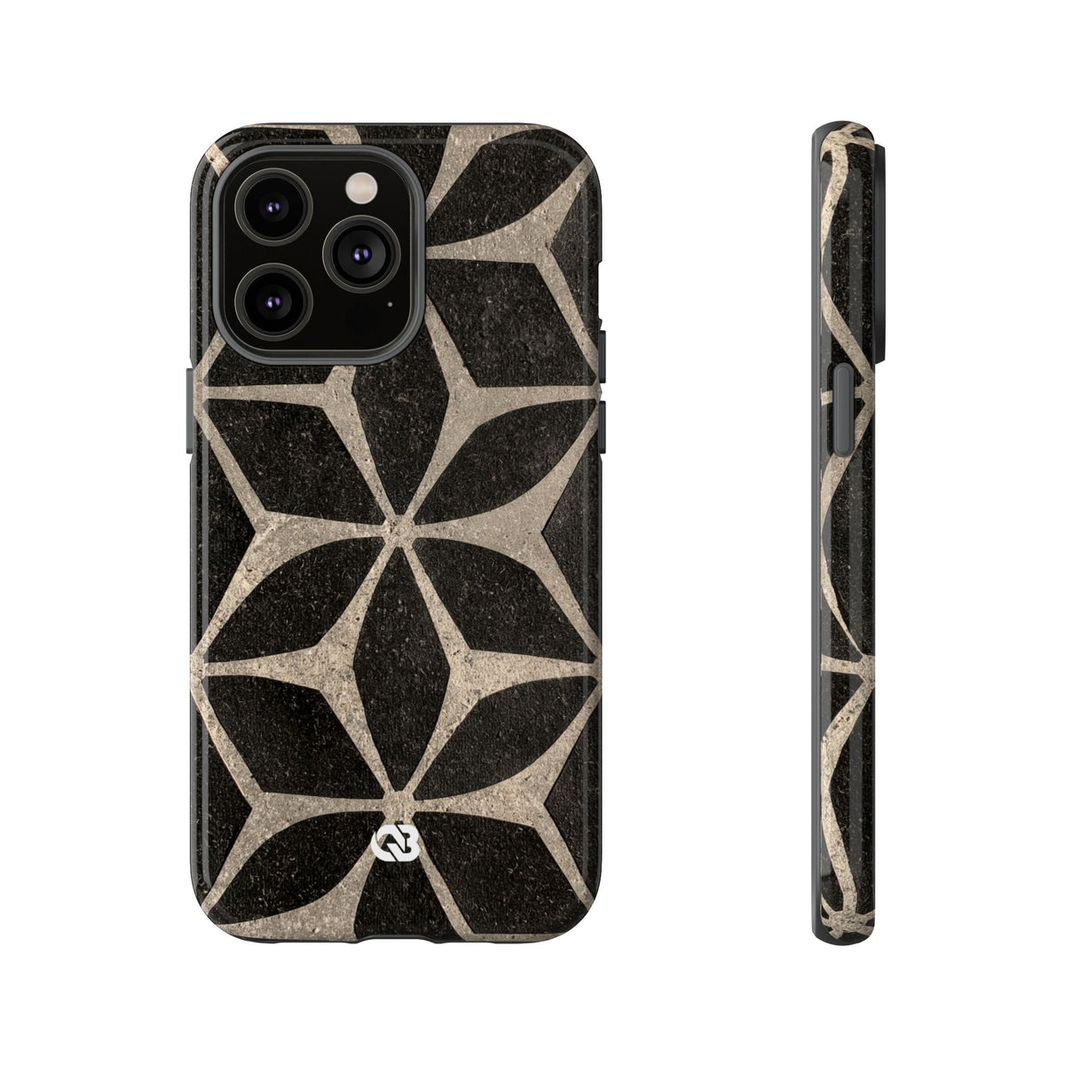 Concrete Mosaic Star · Tough Phone Case for iPhone · Black