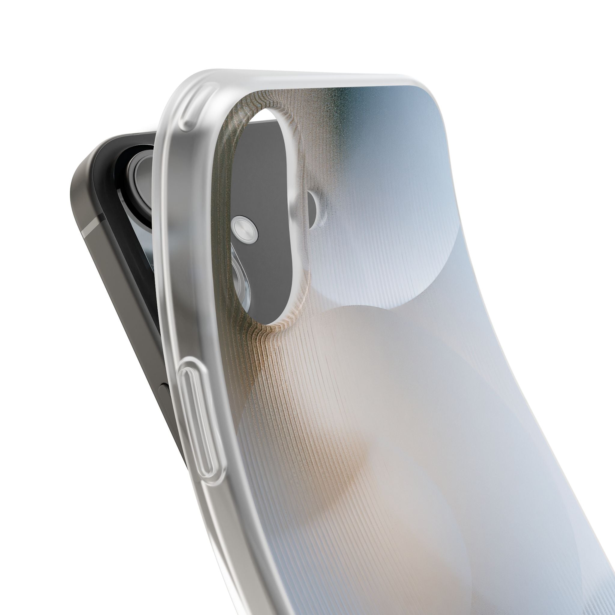 White Lite Phone Case for iPhone - Frosted Ribbed Sphere