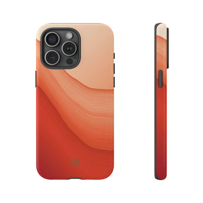 Terracotta Flow · Tough Phone Case for iPhone · Orange