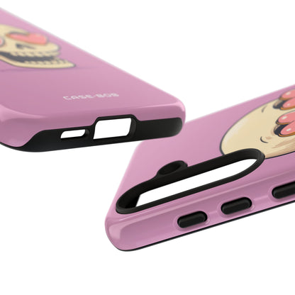 Herzäugiger Totenkopf Samsung S24 Case - Tough