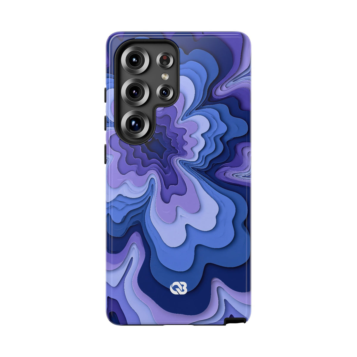 Periwinkle Strata Bloom · Tough Phone Case for Samsung · Purple