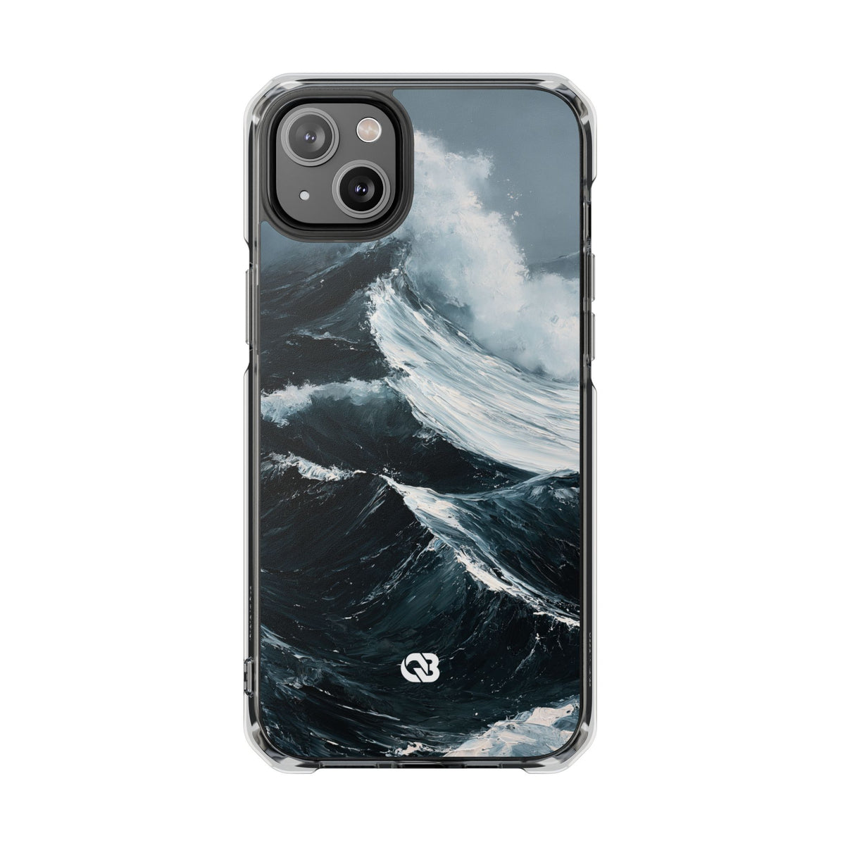 Nordic Swell · Clear Impact Magnetic Phone Case for iPhone · Blue