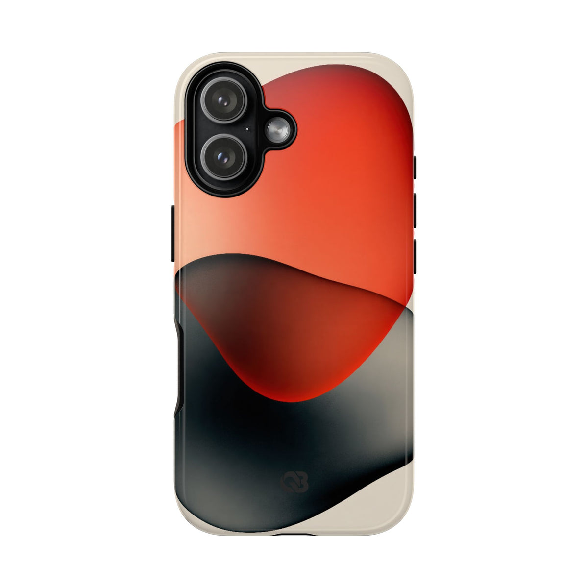 Translucent Crimson Form · Tough Phone Case for iPhone · Red