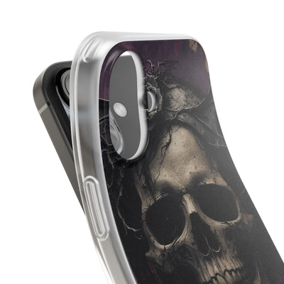 Gothic Skull Crown iPhone 16 Case - Soft