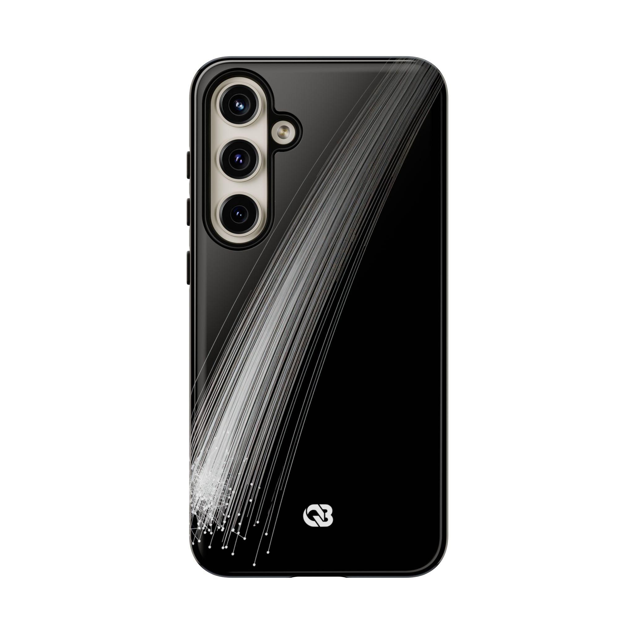 Black Tough Phone Case for Samsung - Linear Velocity Beam