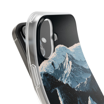 Nordic Arctic Bear · Lite Phone Case for iPhone ·  Black
