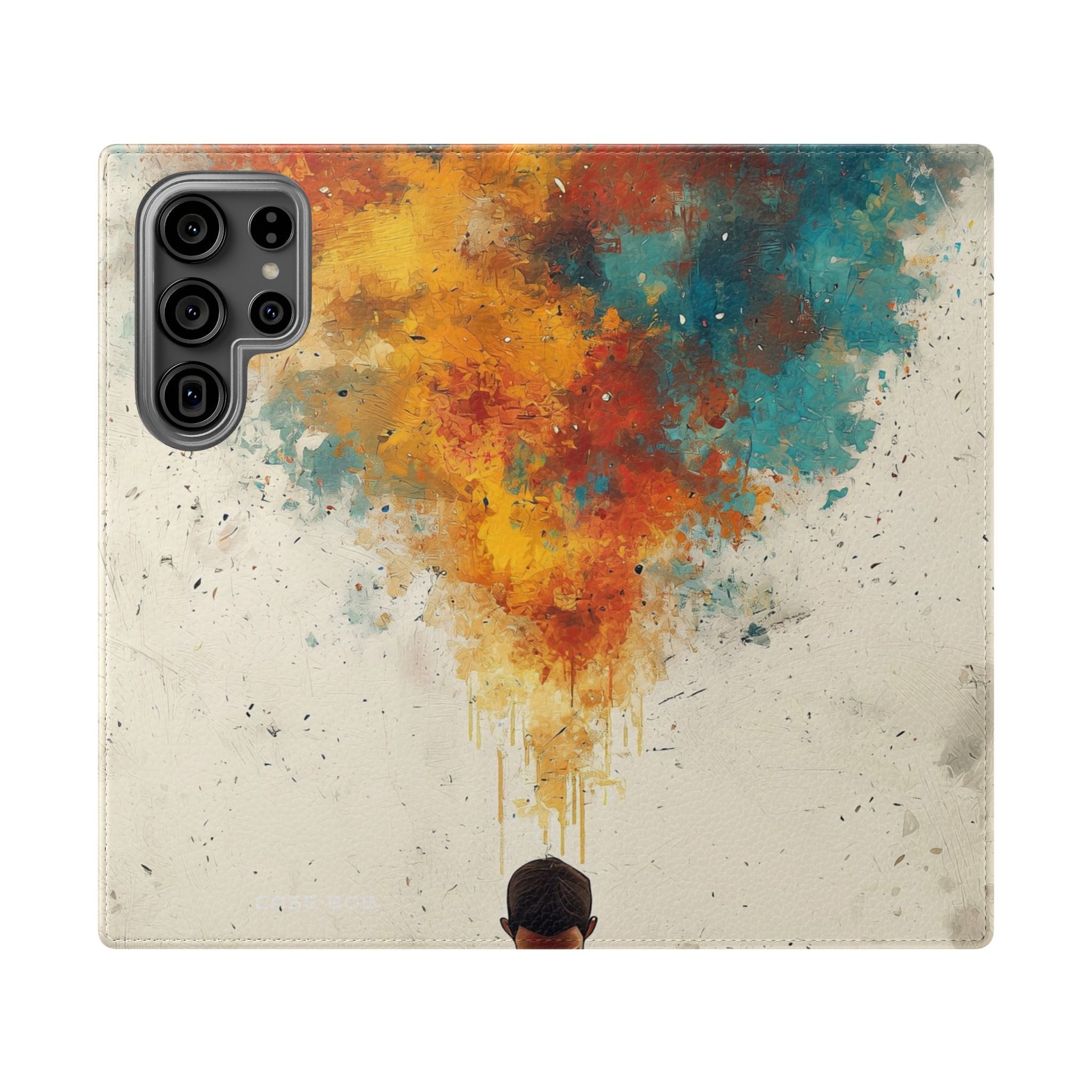 Meditative Ember - Samsung S23 Ultra Case - Wallet