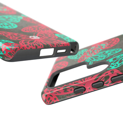 Electric Papillon · Tough Phone Case for Samsung · Pink