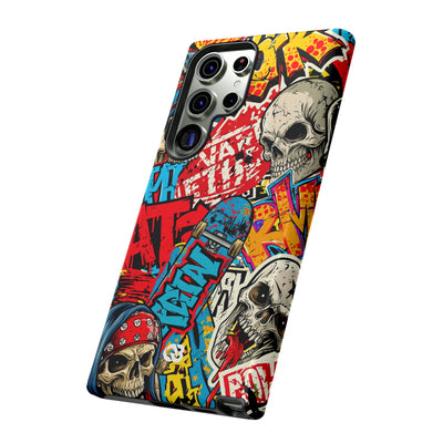 Skate Skull Riot · Tough Phone Case for Samsung · Red
